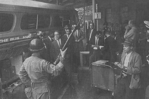 photo of Freedom Riders in 1961