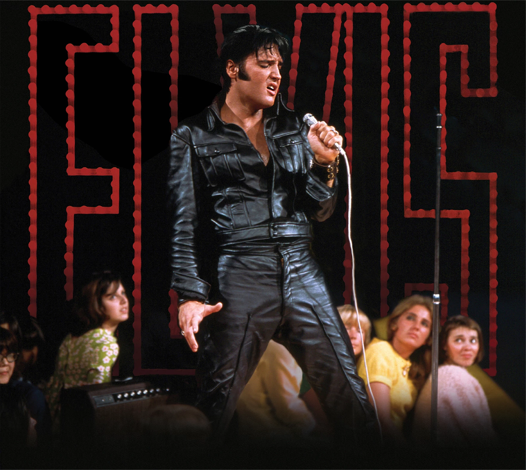 Elvis Presley performing at his post-military service Comeback Special (1968)