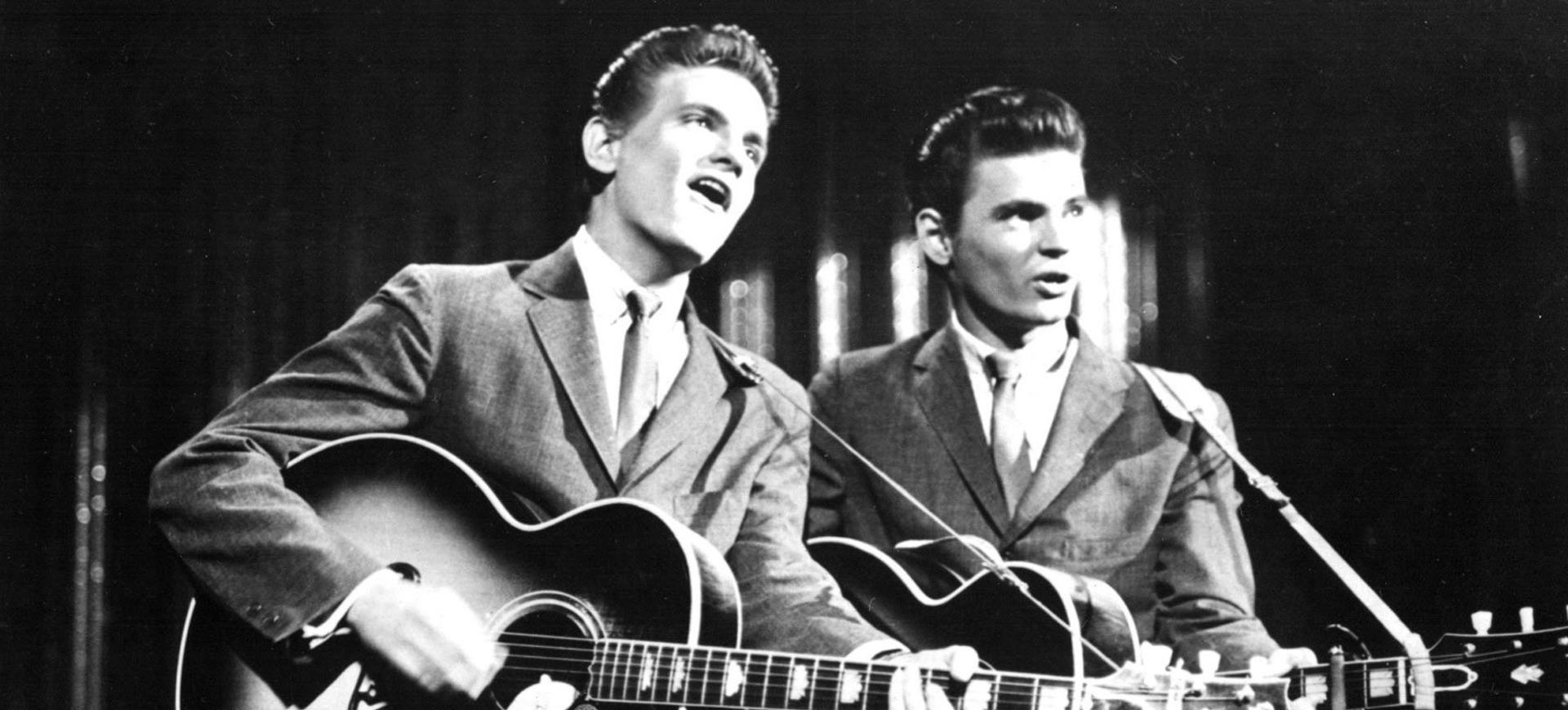 The Everly Brothers performing. Original source: Rock & Roll Hall of Fame, rockhall.com/inductees/everly-brothers/