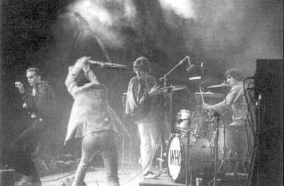 The Who smashing their instruments at the 1967 Monterey Pop Festival